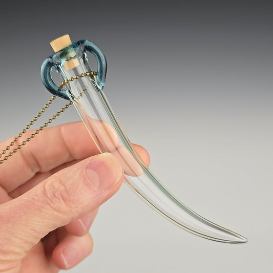 Hanging Whisker Keeper: Blue Stardust 4"
