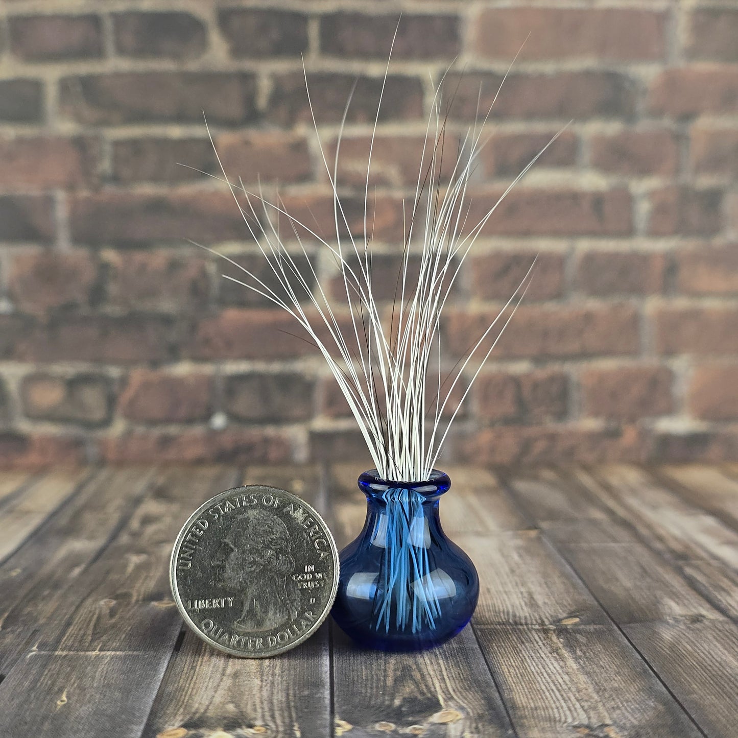Mini Cobalt Whisker Vase #2
