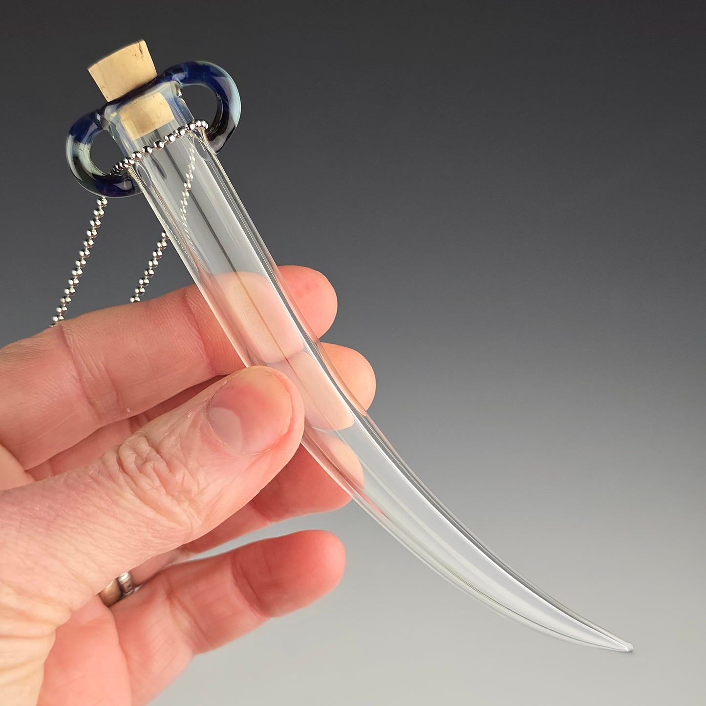 Hanging Whisker Keeper: Purple Sable 4.75"