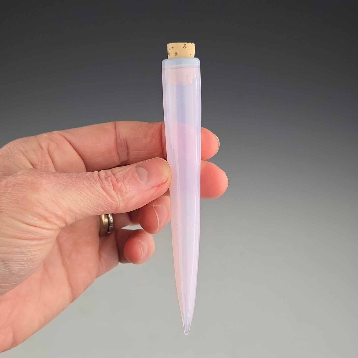 Baby Blue on Blossom Whisker Keeper: 3.75"