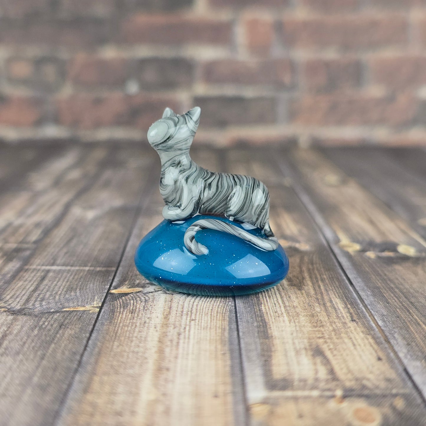 Gray Tabby Statuette