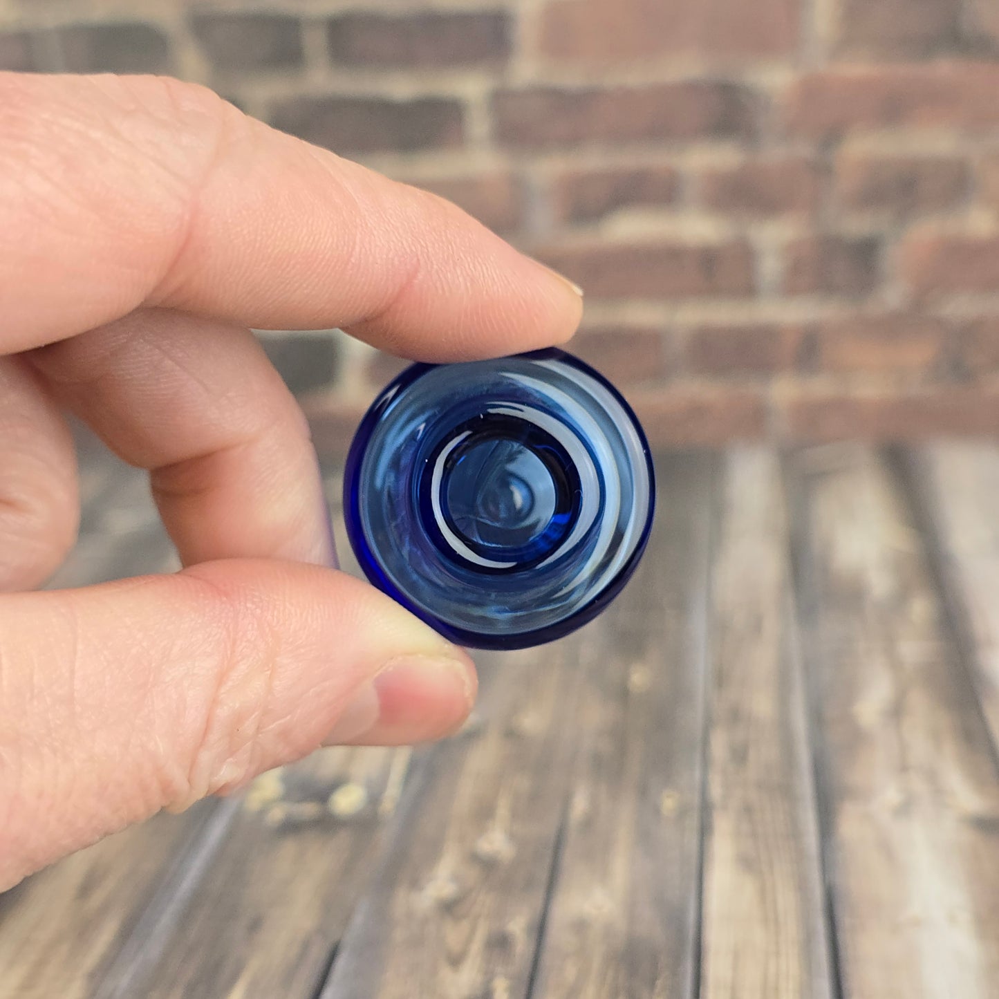 Cobalt Whisker Vase #7