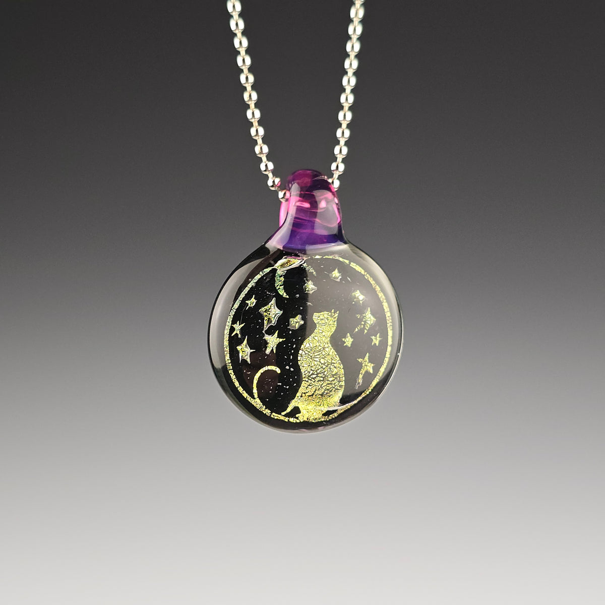 Gold Dichro Moon & Stars Kitty: Galaxy & Royal Jelly