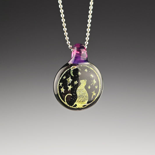 Gold Dichro Moon & Stars Kitty: Galaxy & Royal Jelly