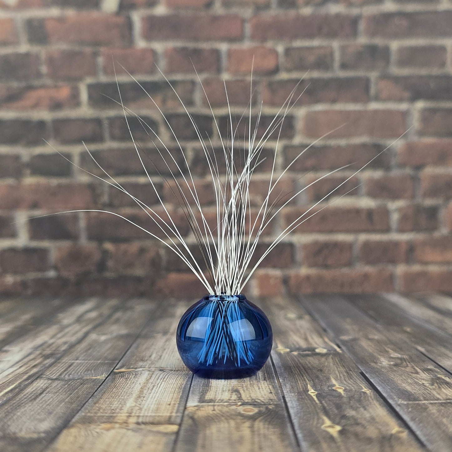 Mini Cobalt Whisker Vase #4