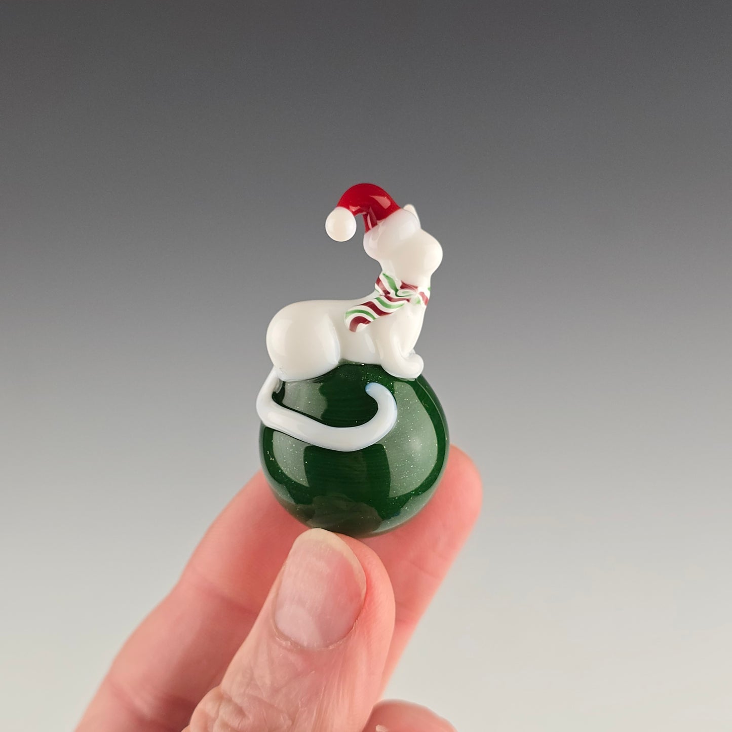 Santa Hat Lotus Loaf on Shamrock Dust 24.4mm