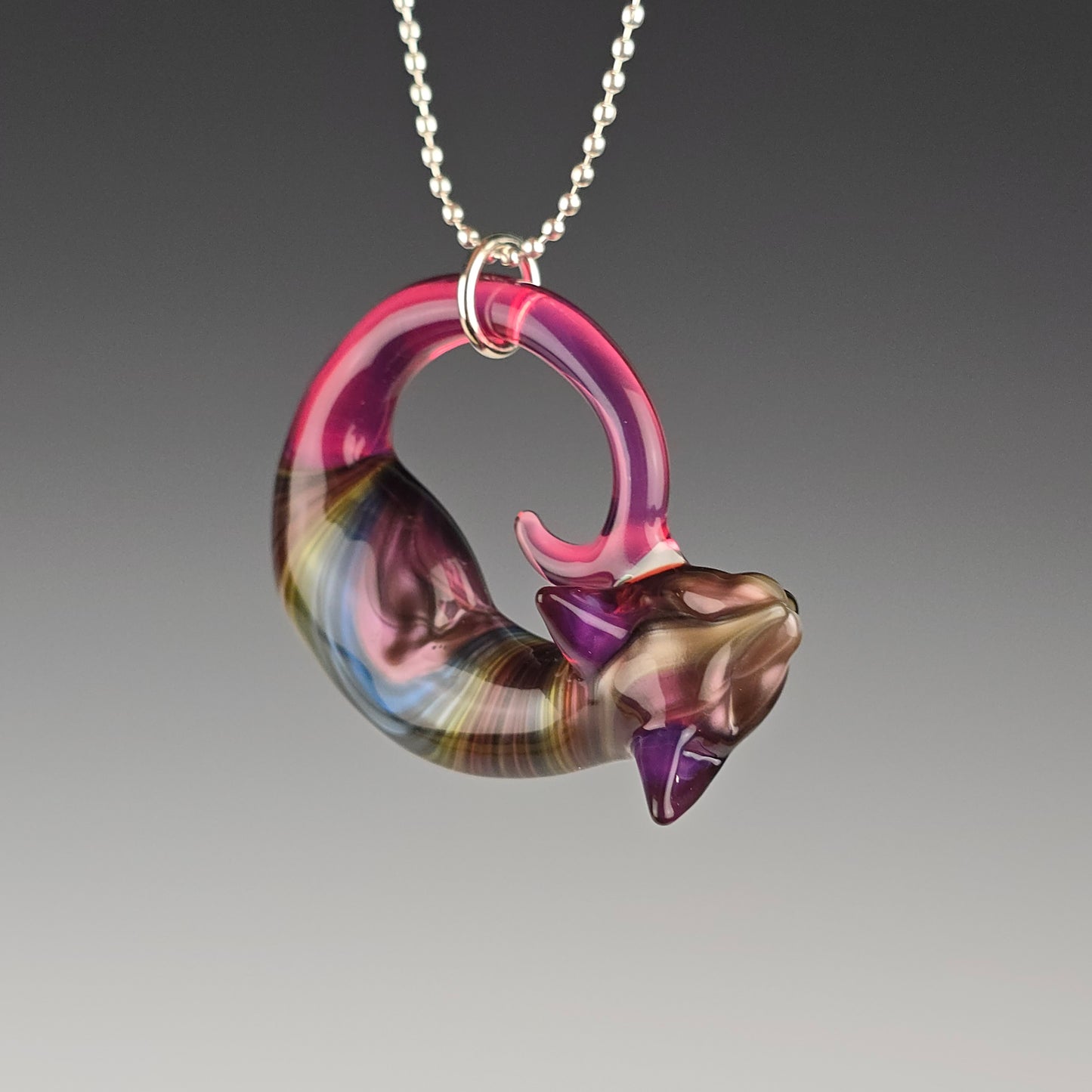 Metallic Pink Rainbow: small