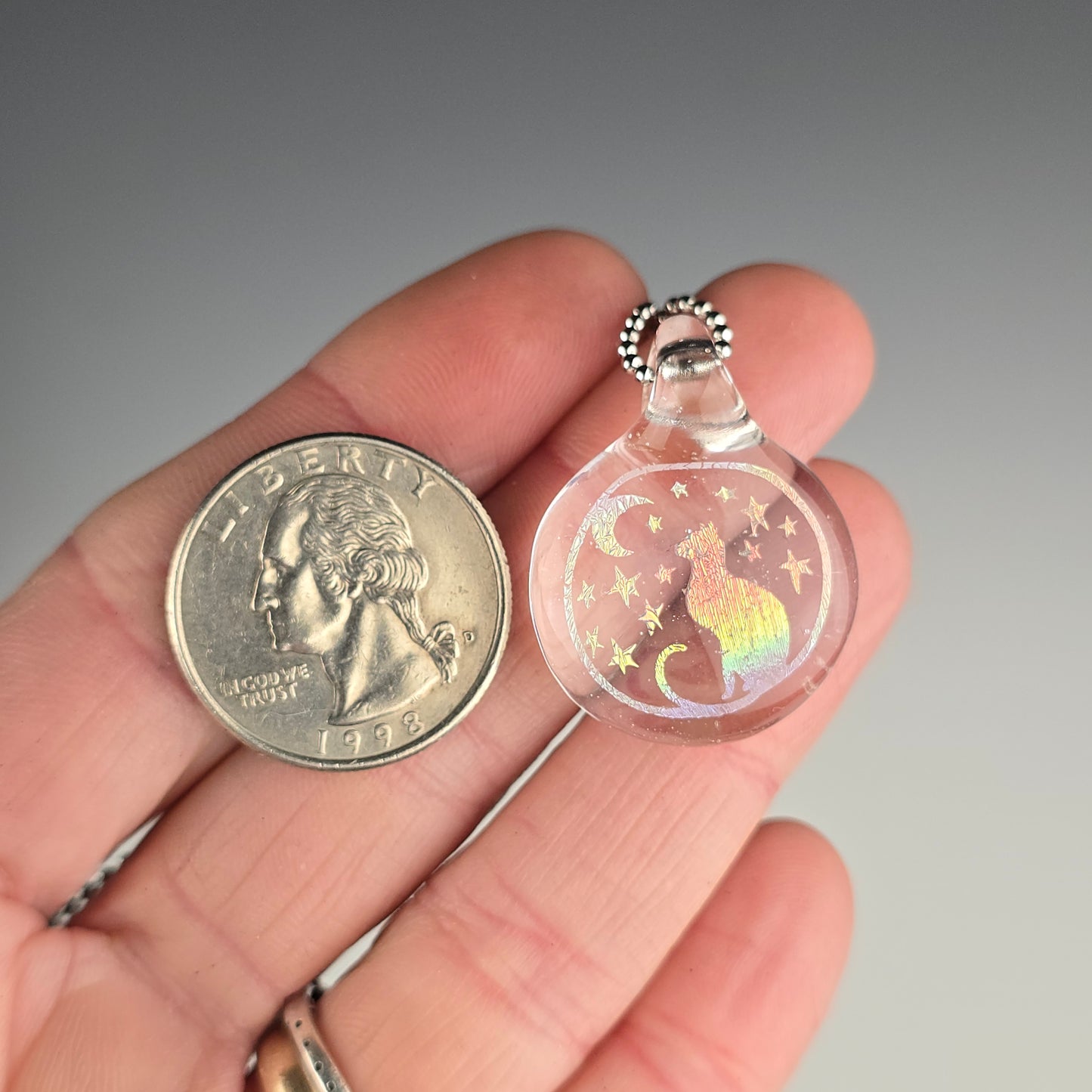 Rainbow Dichro Moon & Stars Kitty: UV Lucy