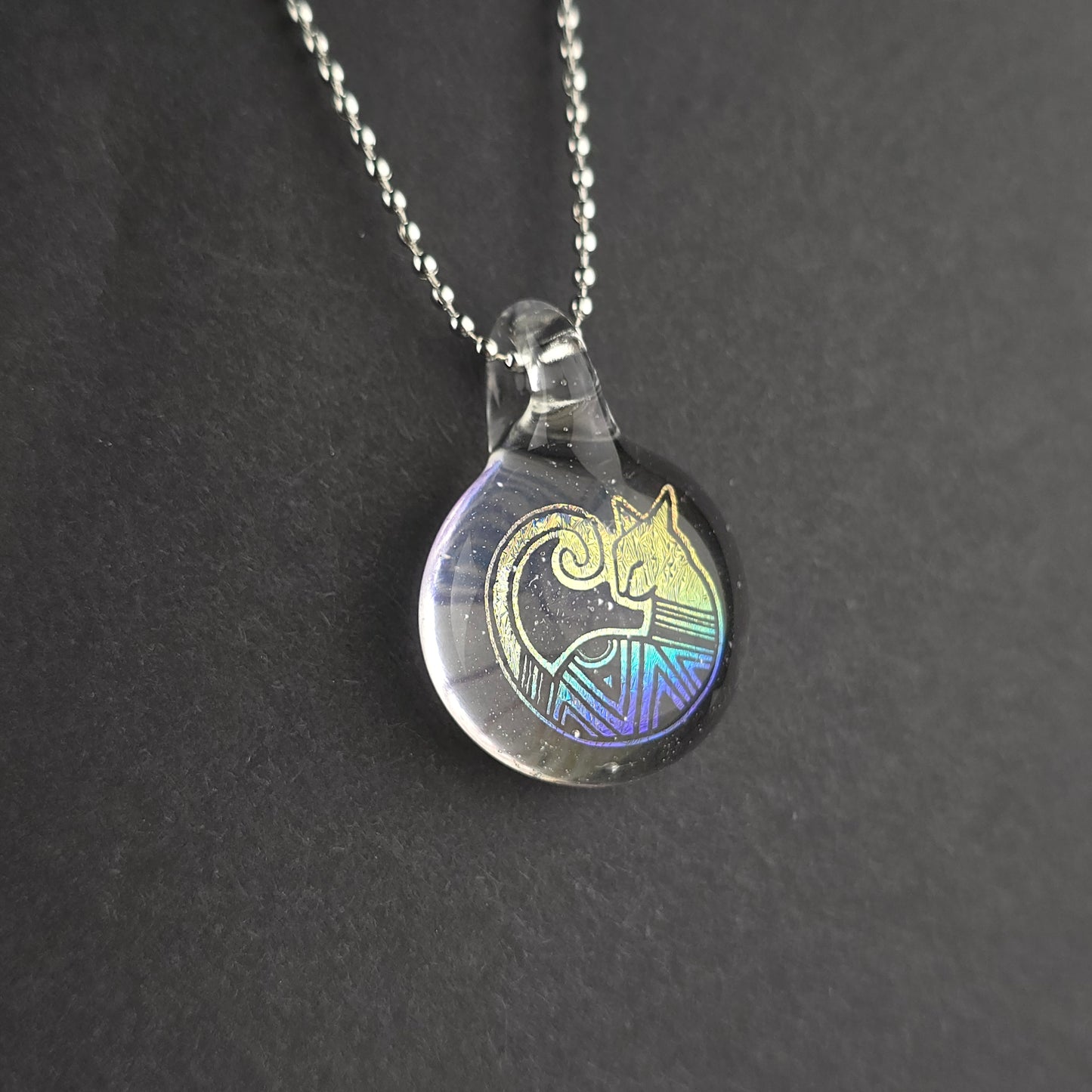 Rainbow Dichro Aztec Kitty: UV Lucy