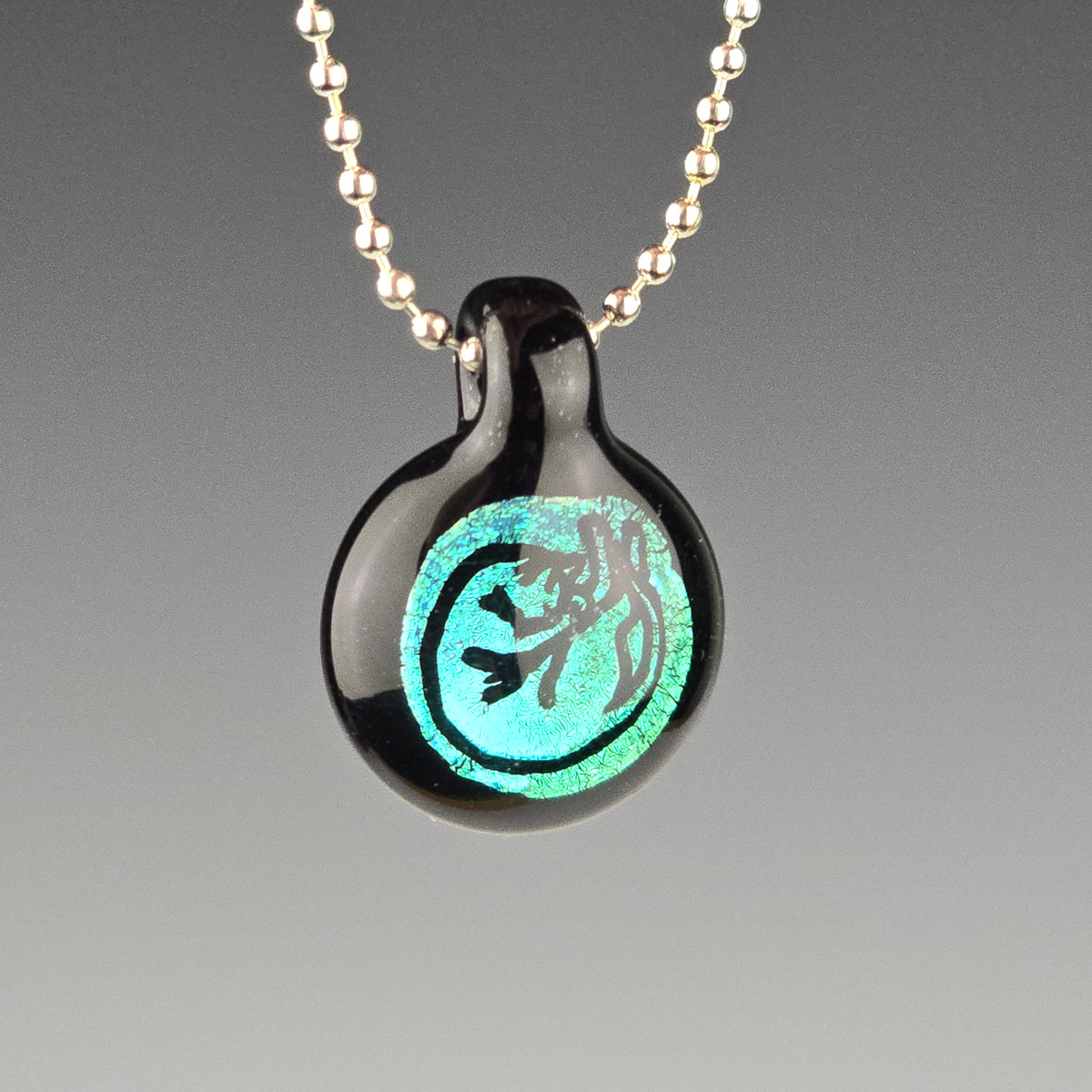Mini Green Dichro Shrimpin': Galaxy Black