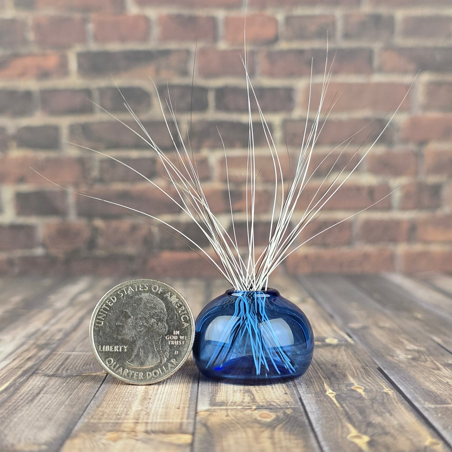 Cobalt Whisker Vase #6