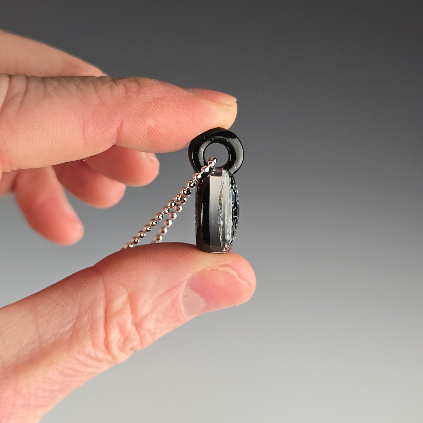 Mini Silver Dichro Aztec: Galaxy Black