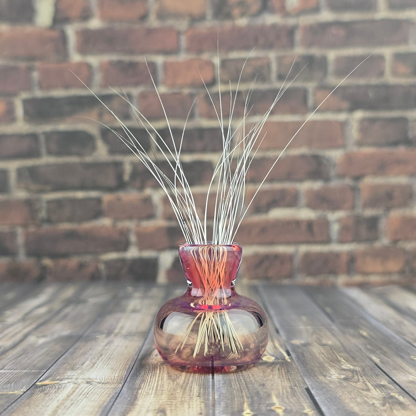 Vintage Rose Whisker Vase