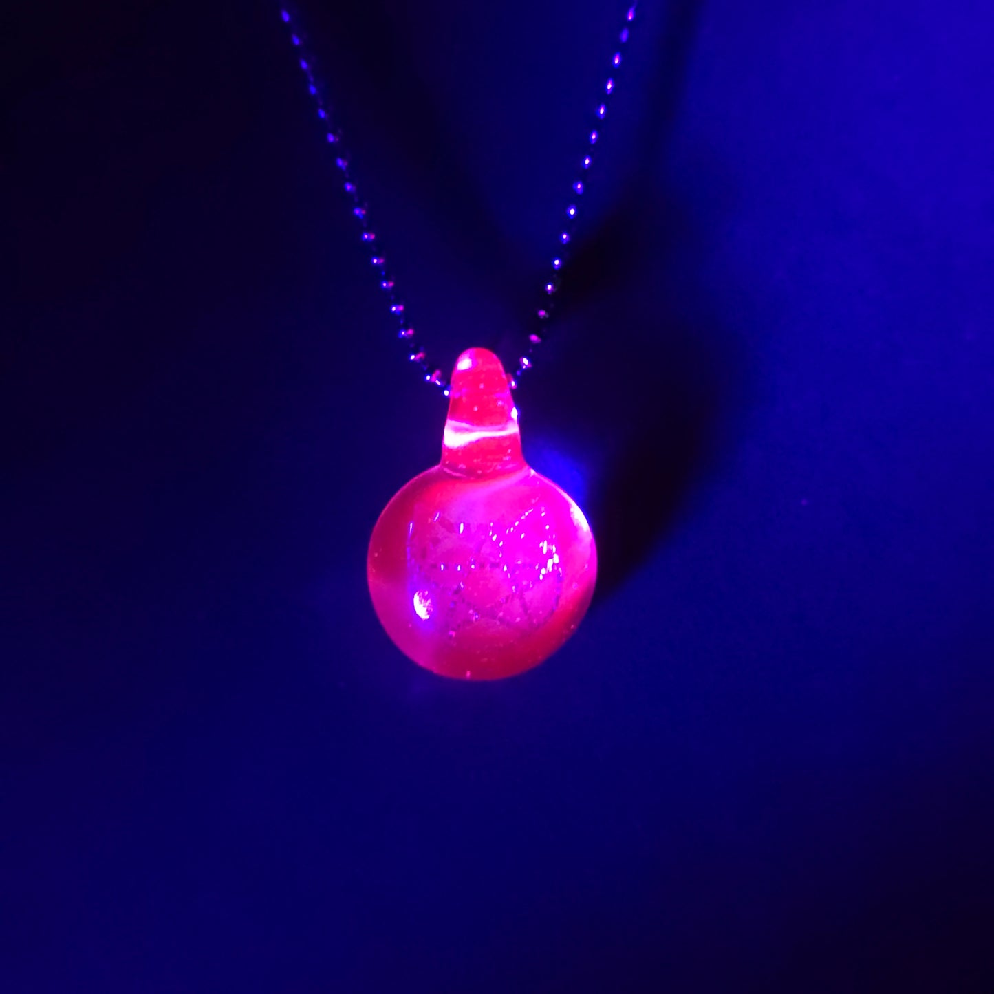 Mini Rainbow Dichro Kitty Face Pentacle: UV Lucy