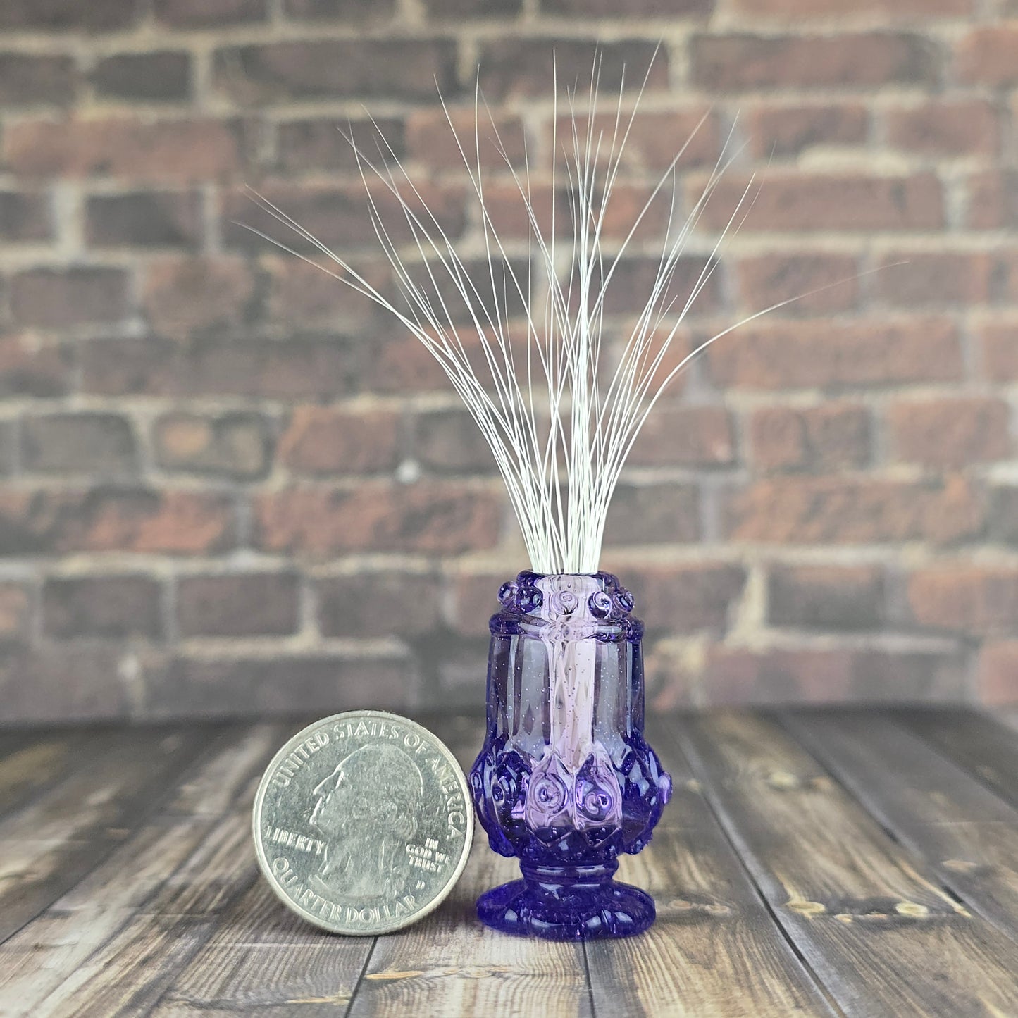 Purple Lollipop Mini Fairy Lamp Replica Whisker Vase