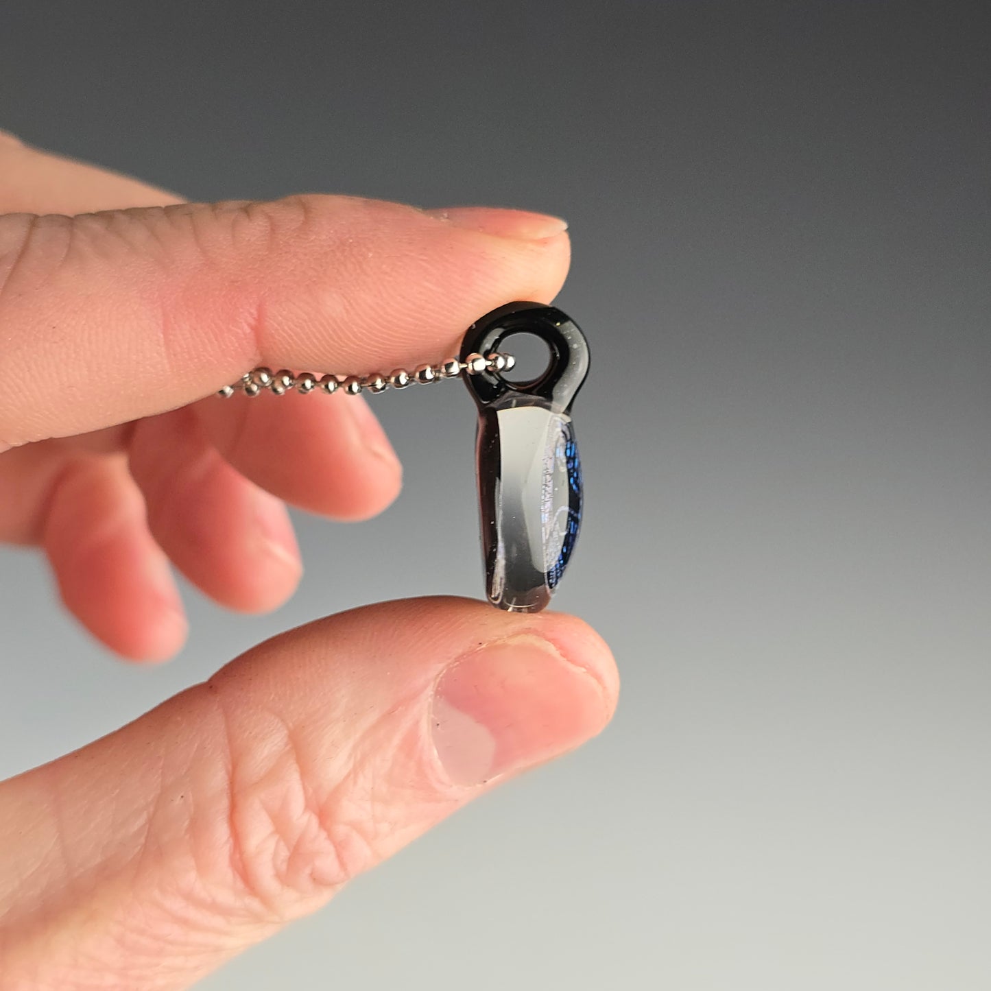 Mini Blue Dichro Aztec: Galaxy Black