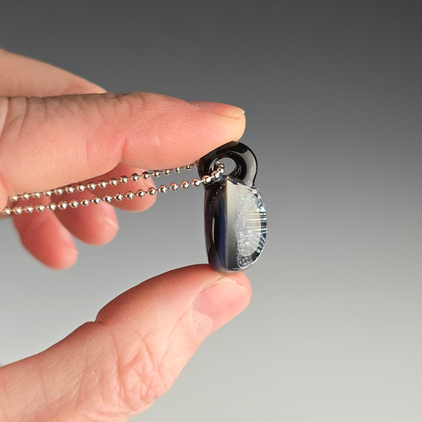 Mini Silver Dichro Aztec: Purple Sable