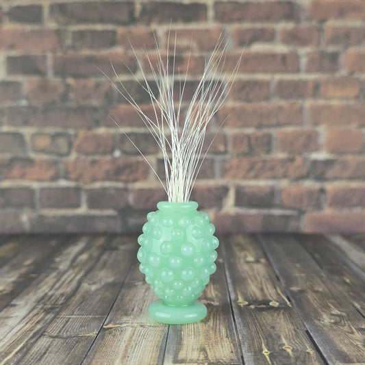Jade Hobnail Footed Vase (UV)