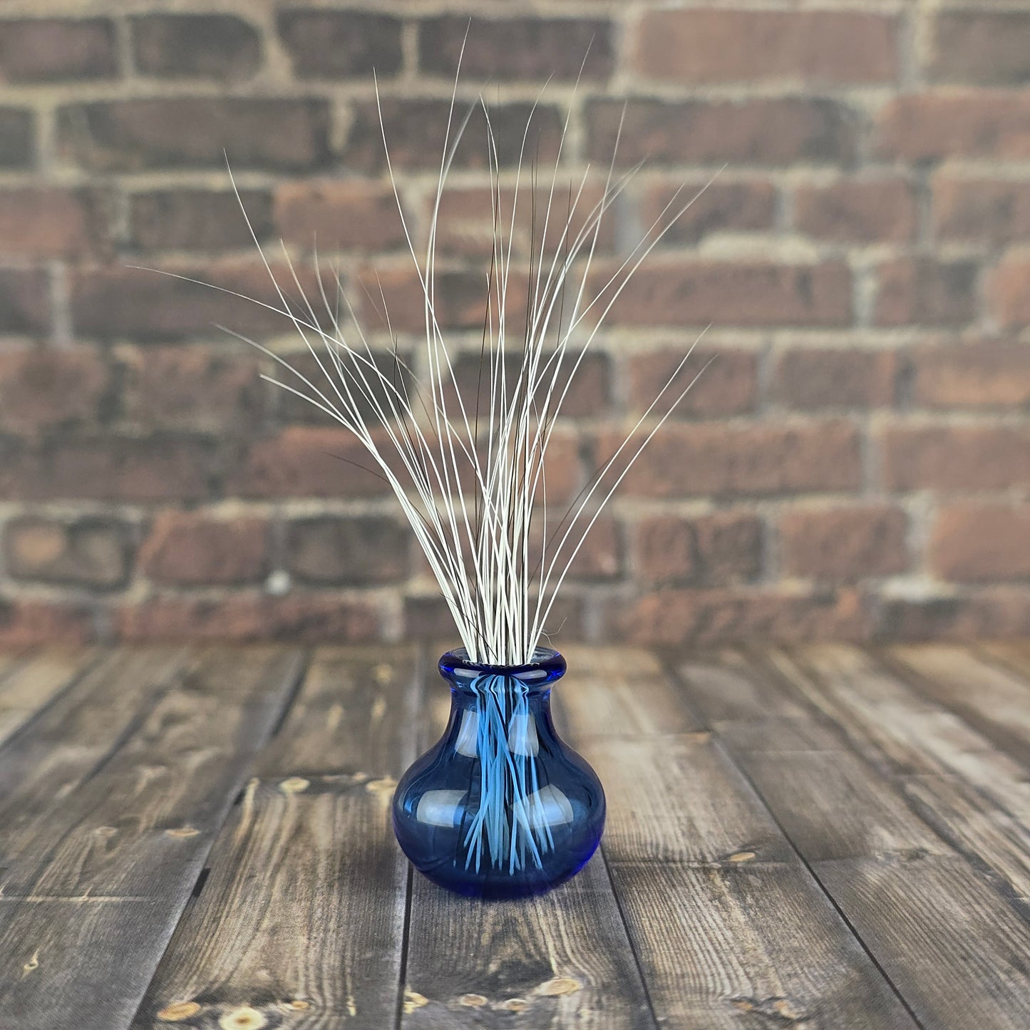 Mini Cobalt Whisker Vase #2