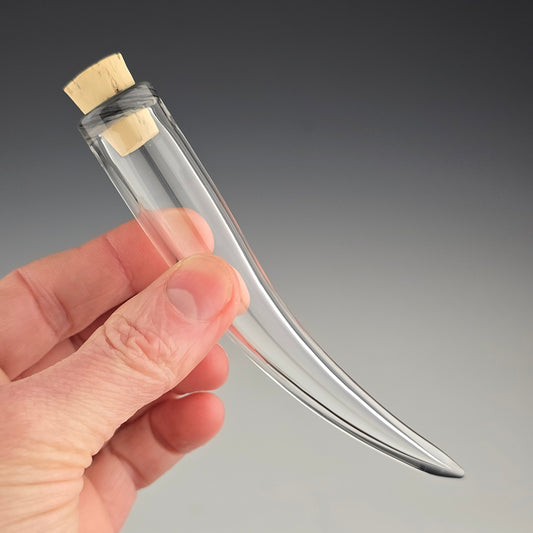 Dark Gray Tabby Whisker Keeper:  4"