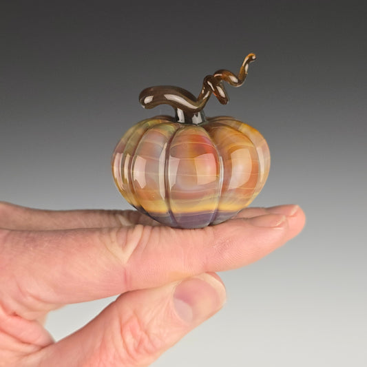 XL Hollow Pumpkin Trinket: Apricot
