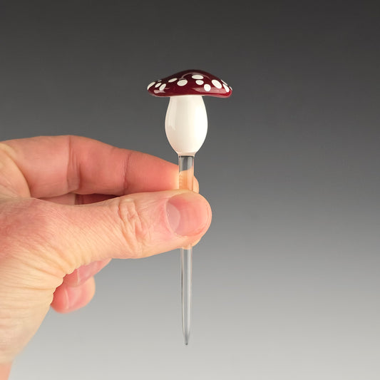 Plant Flare Mushroom: Classic Cartoon Red