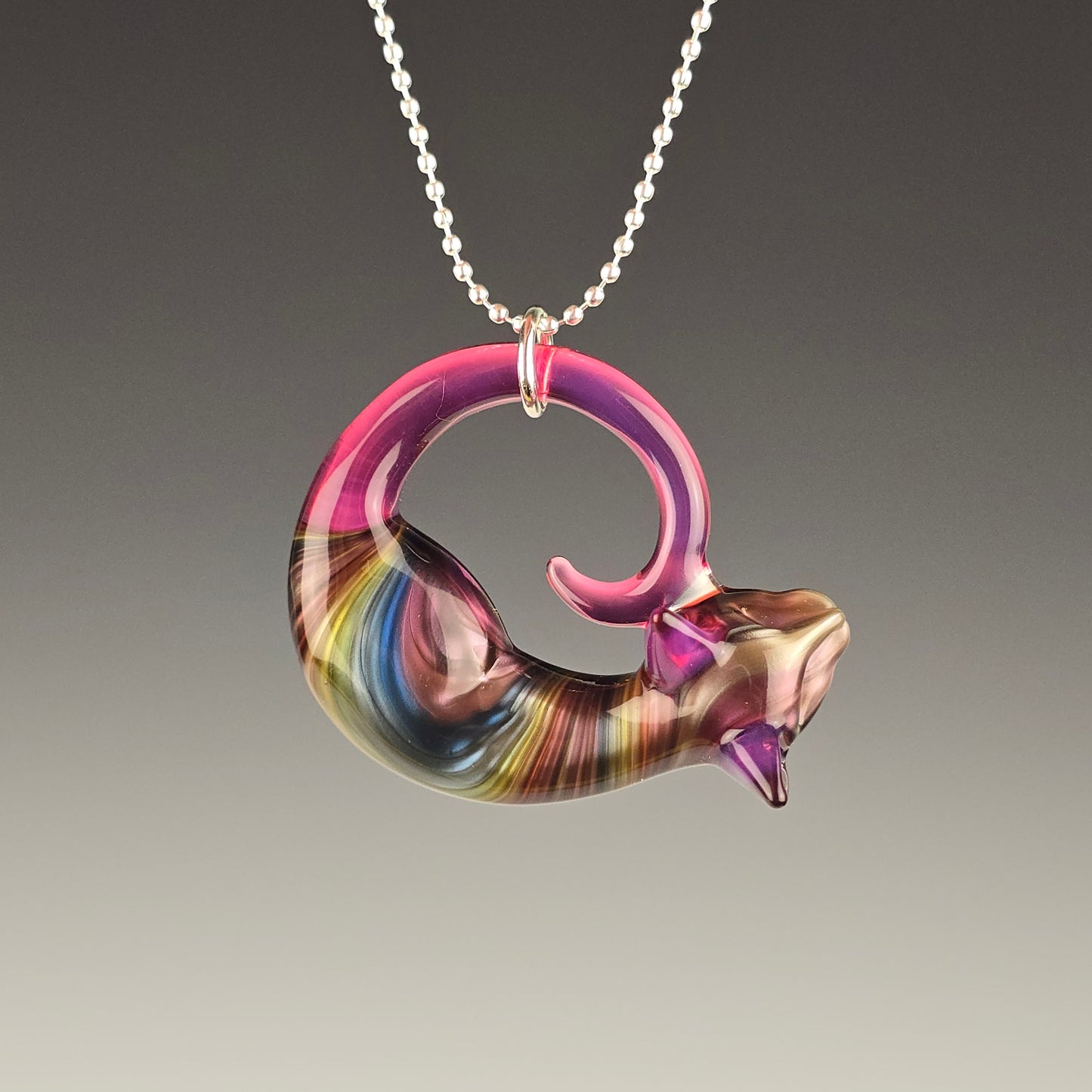 Metallic Pink Rainbow: small