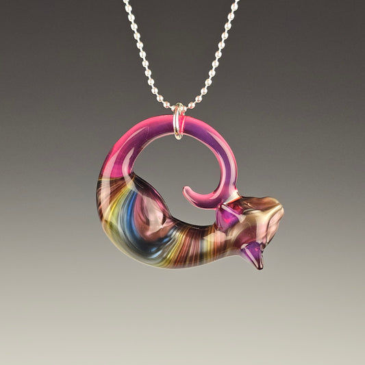Metallic Pink Rainbow: small