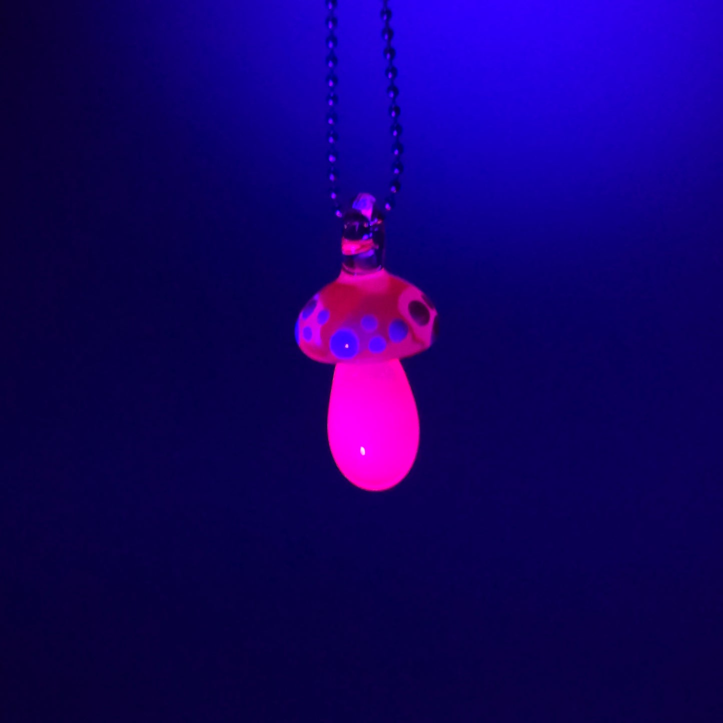 Mushroom: UV Blue Dreamingo & Glowstick