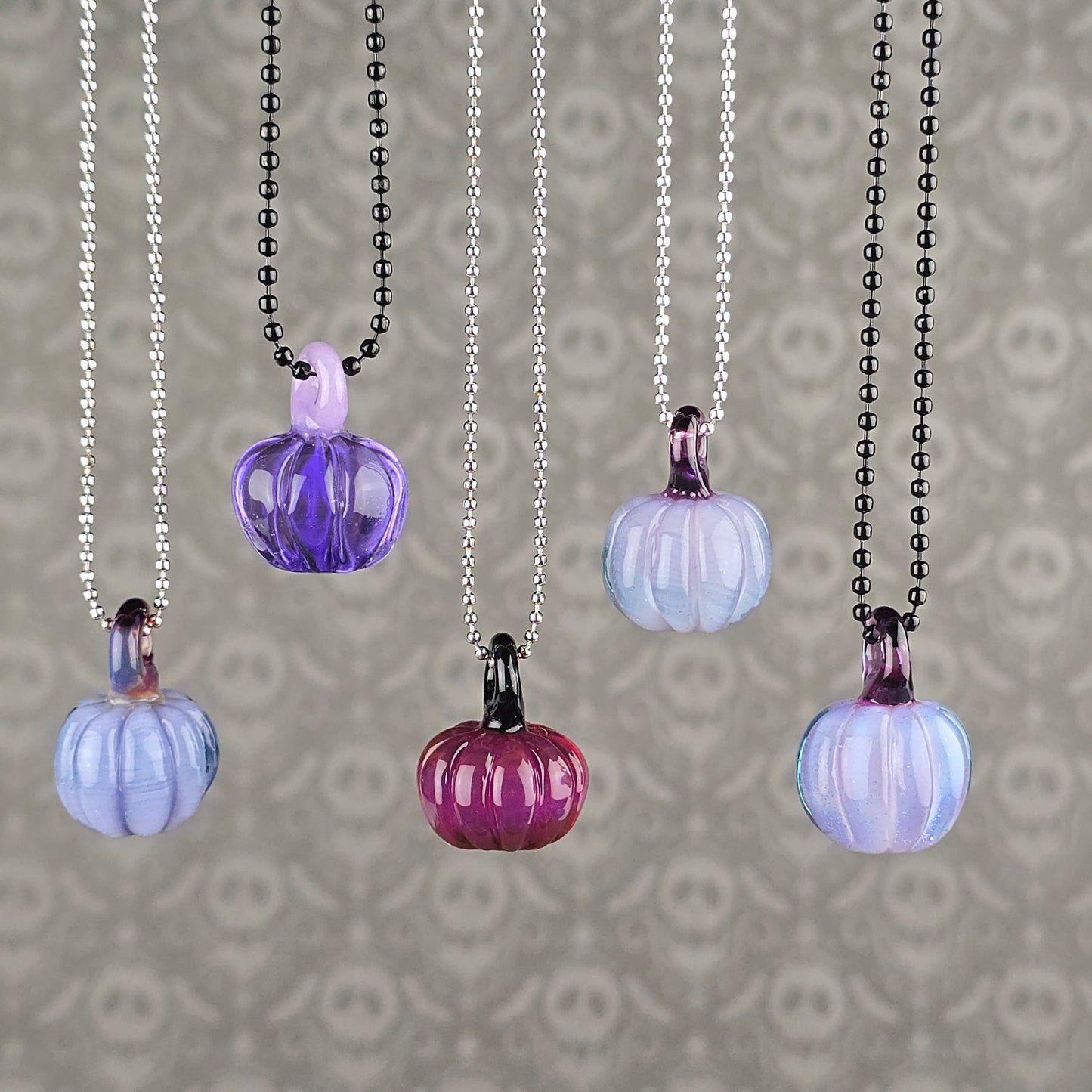 Pumpkin Pendants: Purples