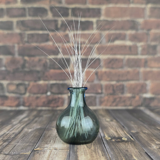 Sparkly Gray Whisker Vase #3