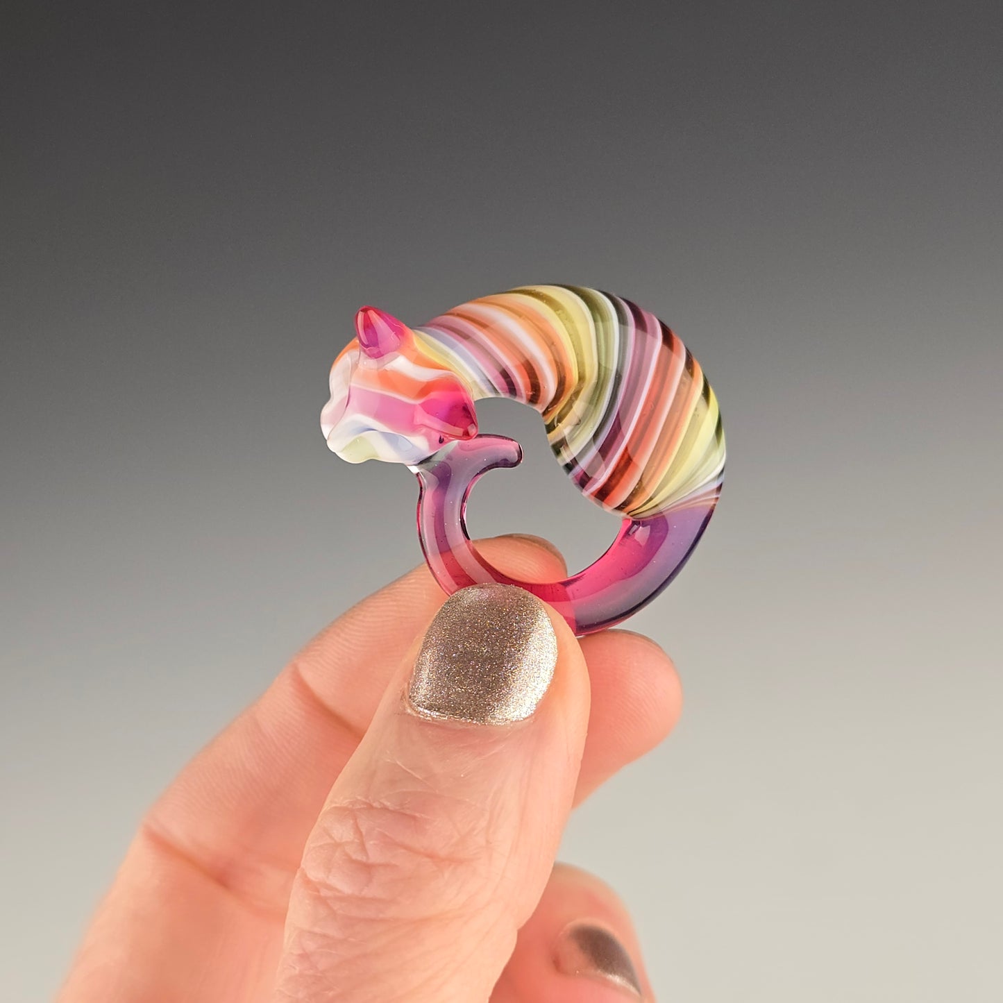 White Metallic Rainbow: mini