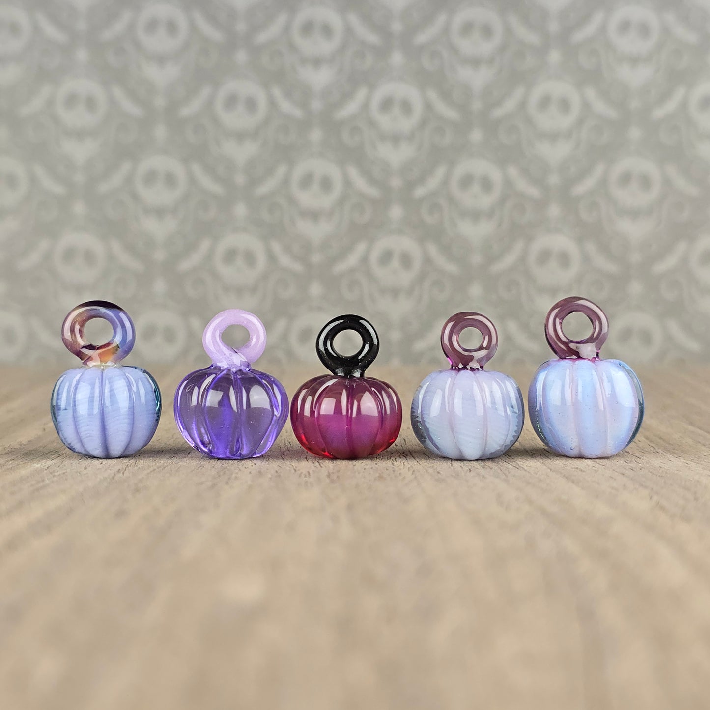 Pumpkin Pendants: Purples