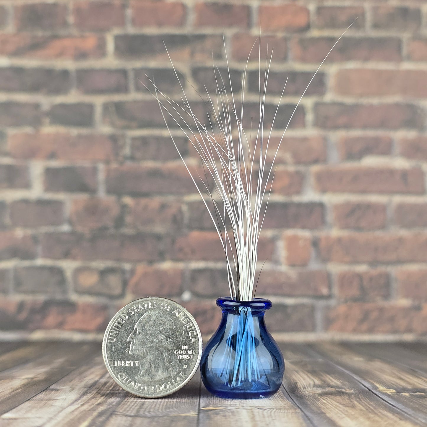 Mini Cobalt Whisker Vase #1