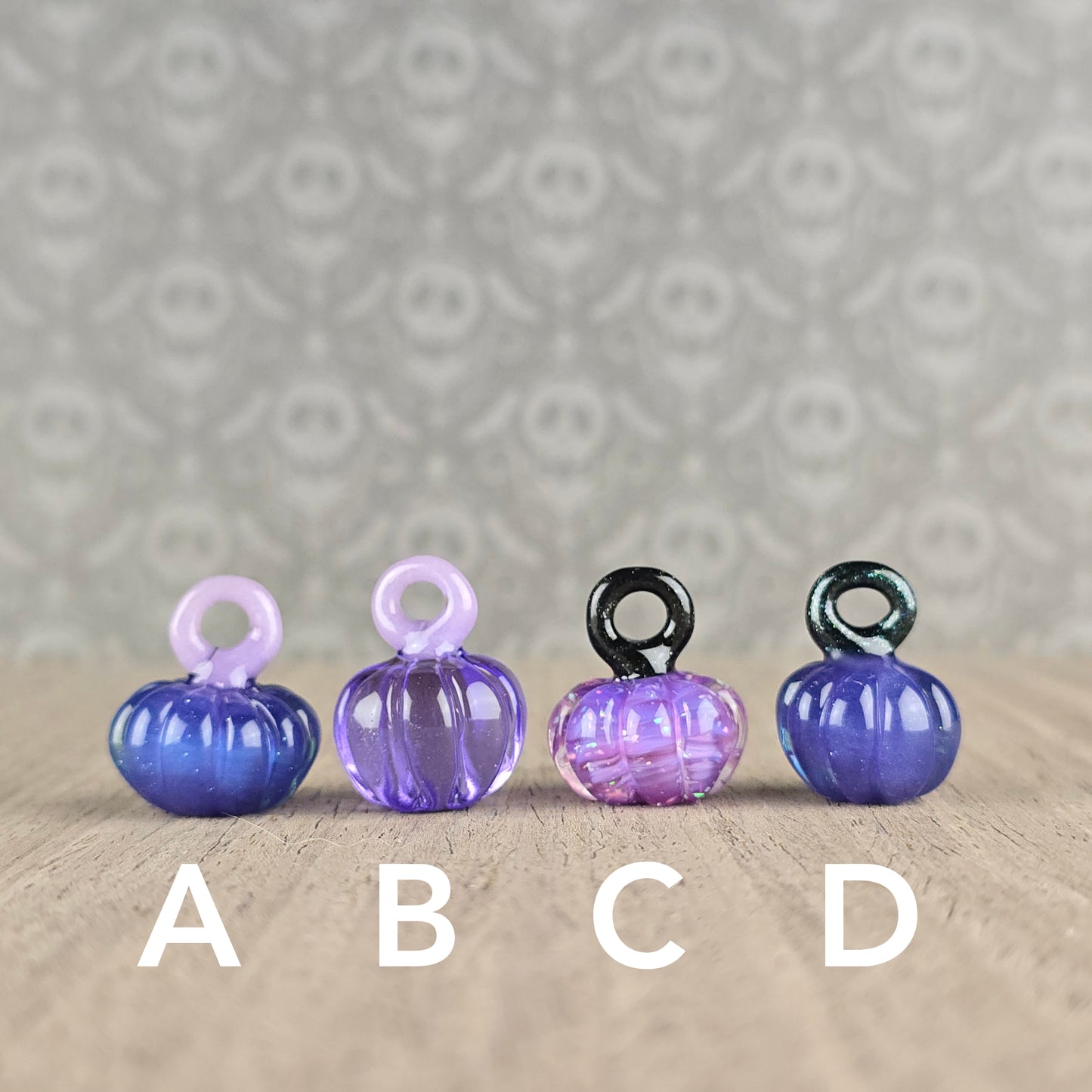 Pumpkin Pendants: Purples