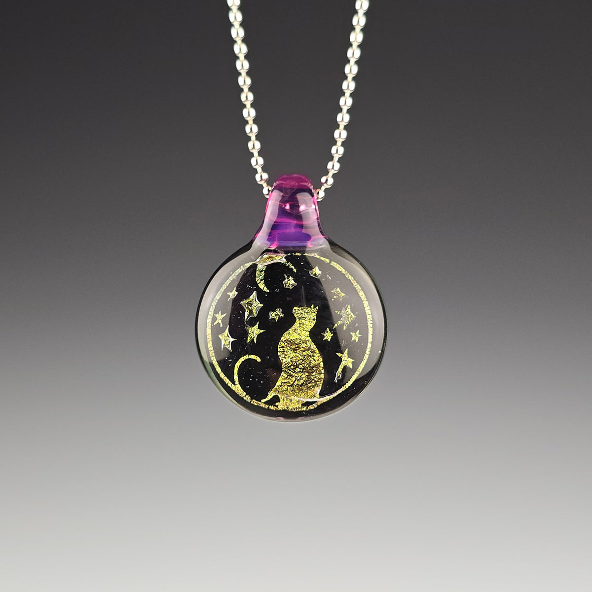 Gold Dichro Moon & Stars Kitty: Galaxy & Royal Jelly