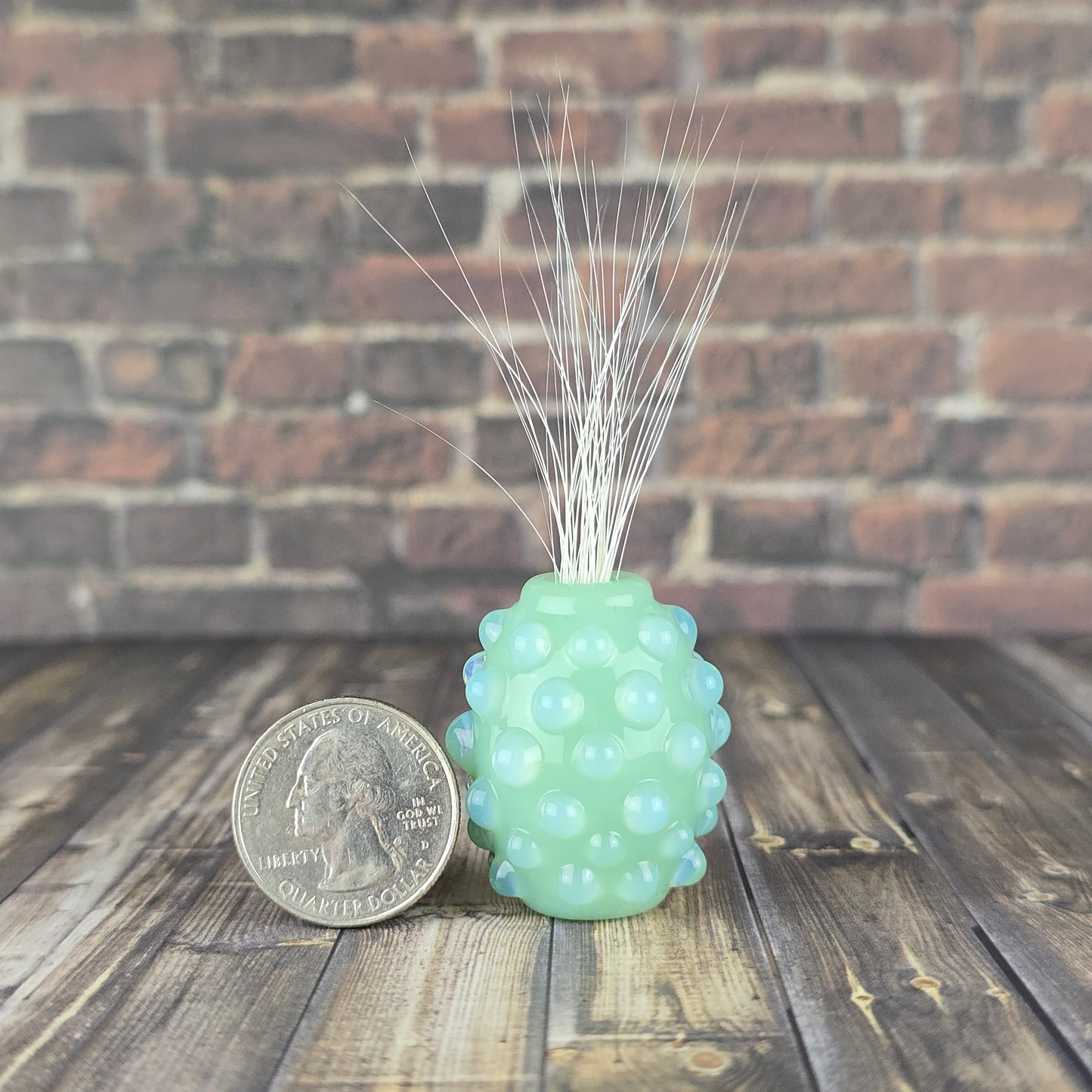 Jade Hobnail Vase