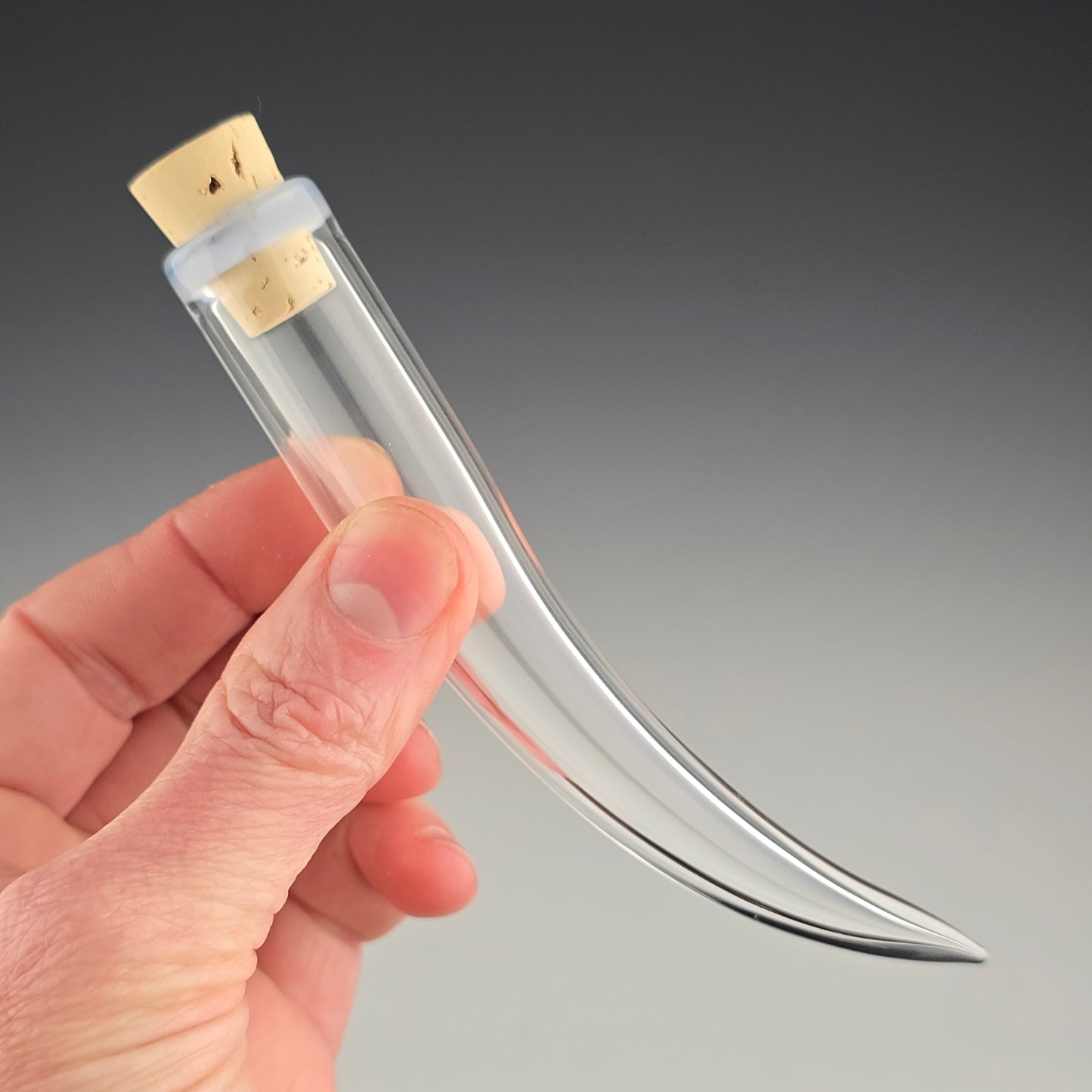 Pale Blue Ether Whisker Keeper 4"