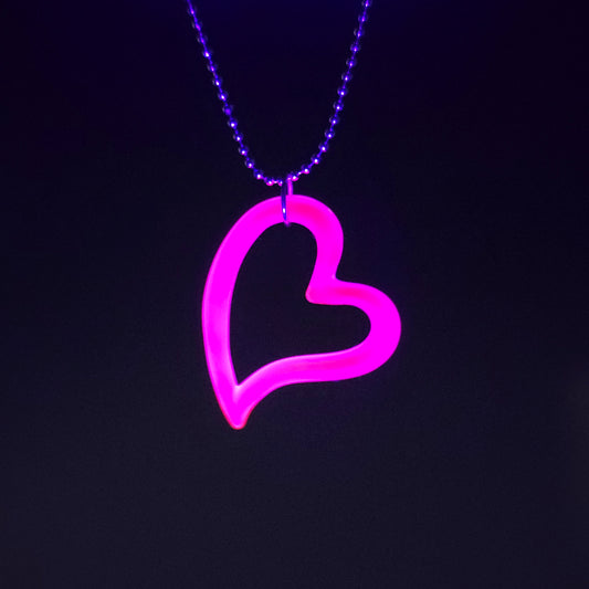 Frosted UV Blue Dreamingo Heart