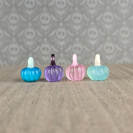 Frosted Pumpkin Pendants