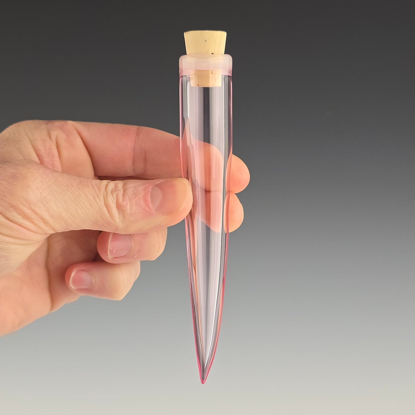 UV Glowstick on Pink 4"