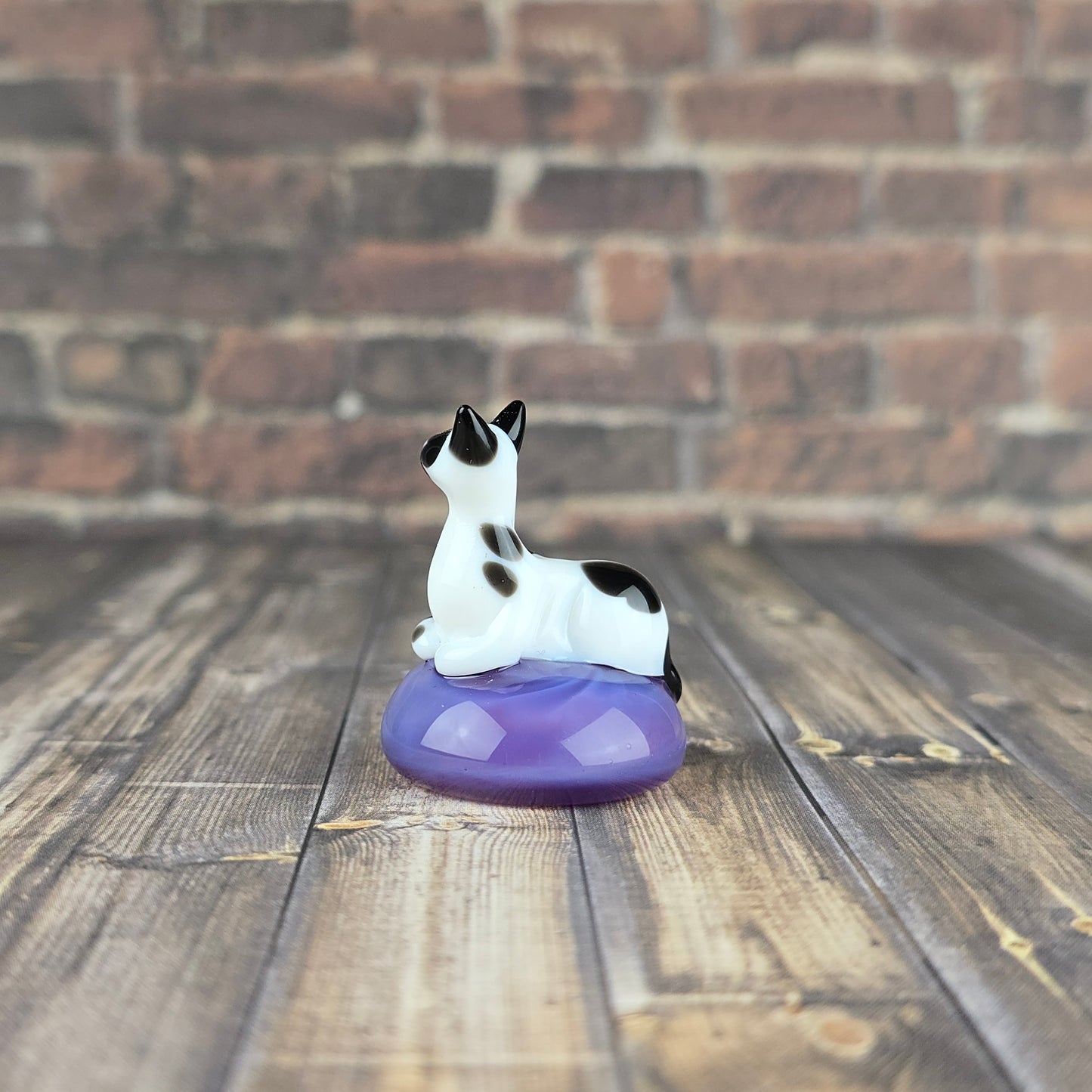 Cow Kitty Statuette