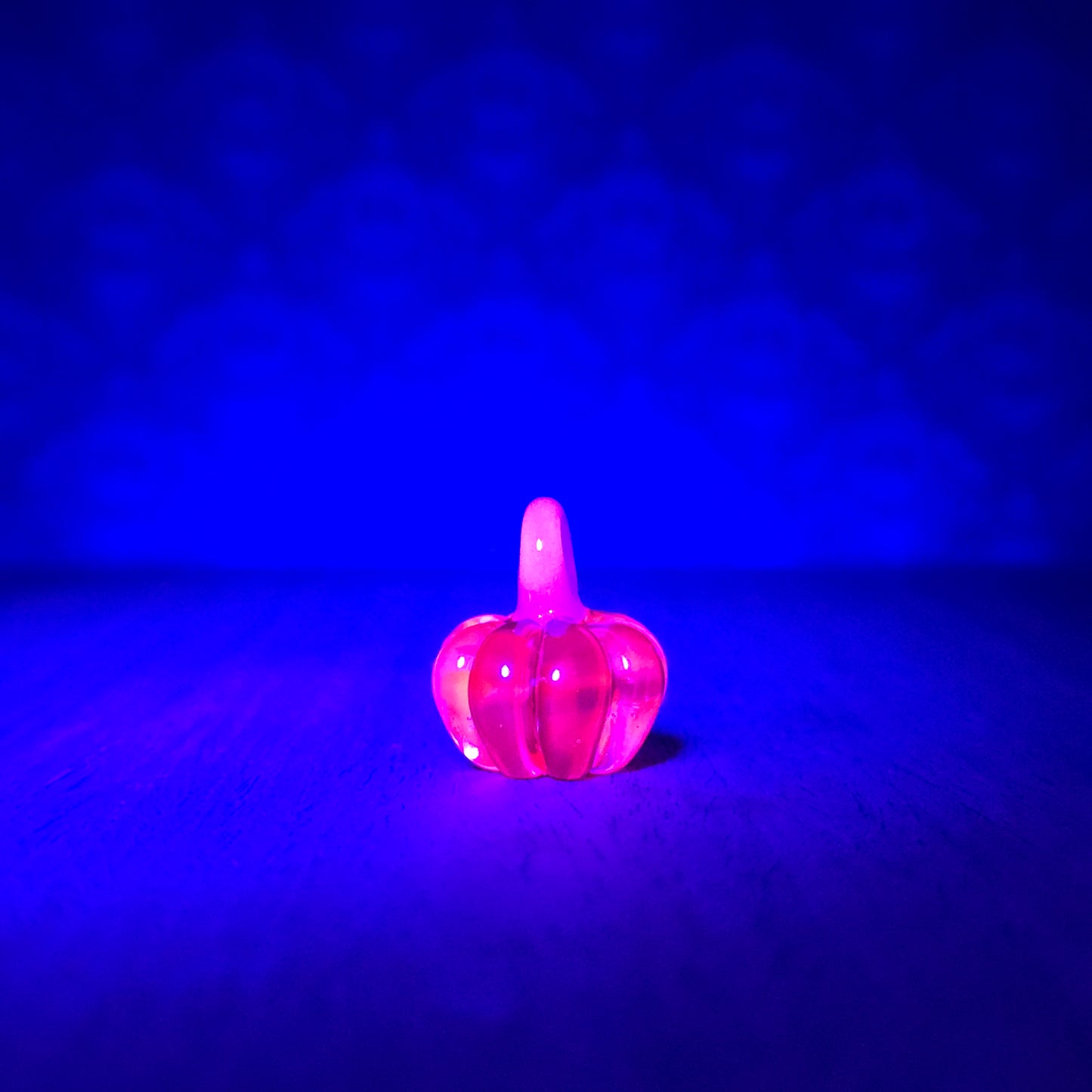 Pumpkin Pendant: UV Lucy Ruby