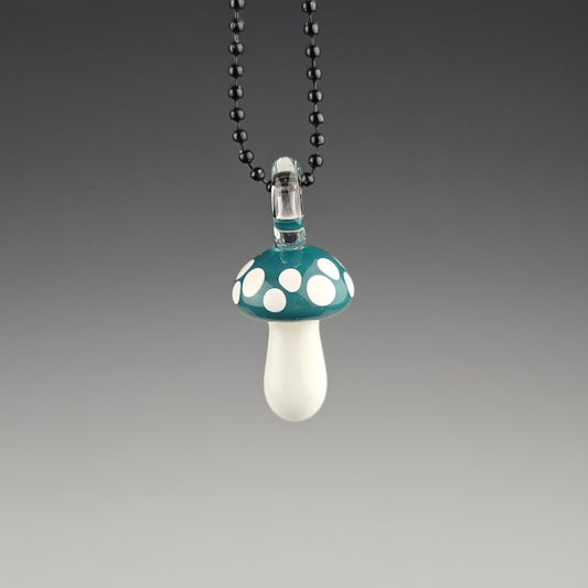 Mushroom: Large Peacock Blue