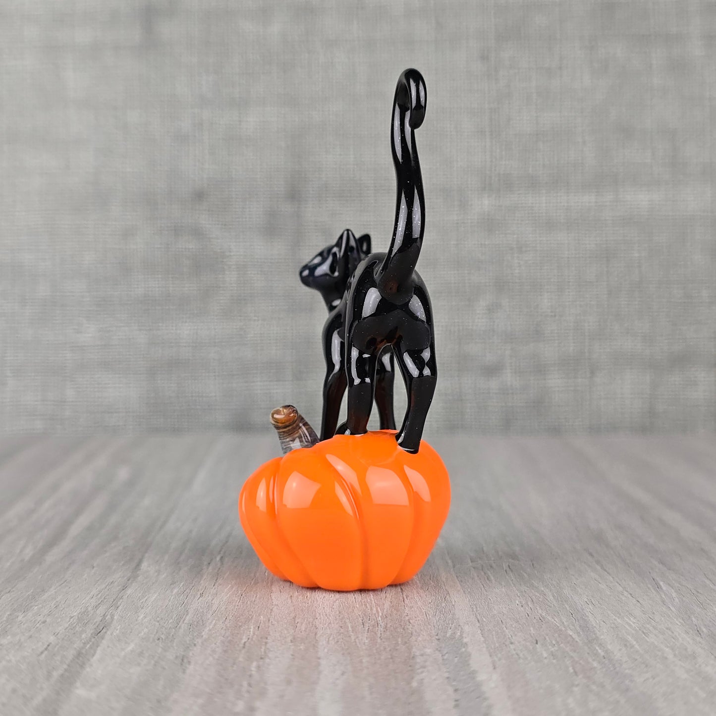 Pumpkin with Black Cat