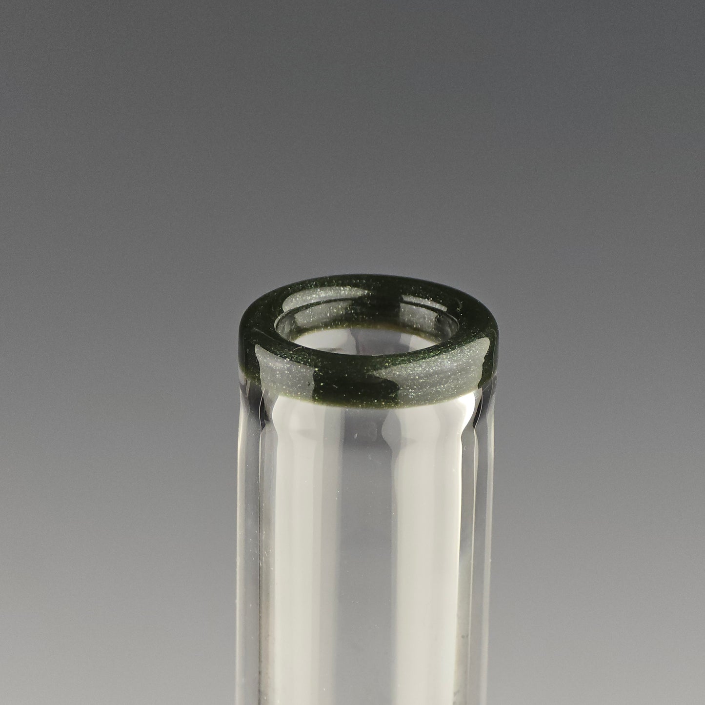 Sparkly Dark Green Whisker Keeper 4.25"