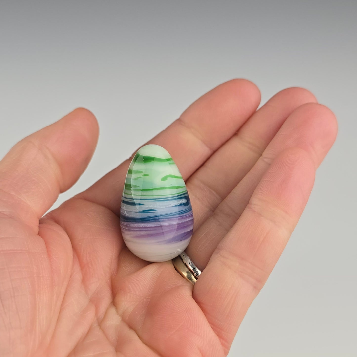 Slag Egg: Green, Blue & Purple