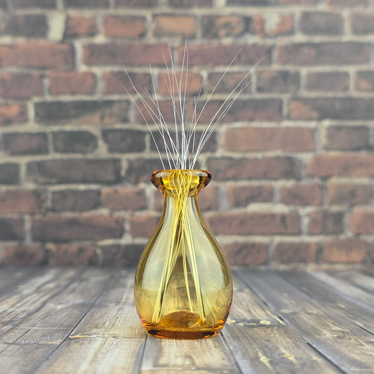 Tall Light Amber Whisker Vase #2