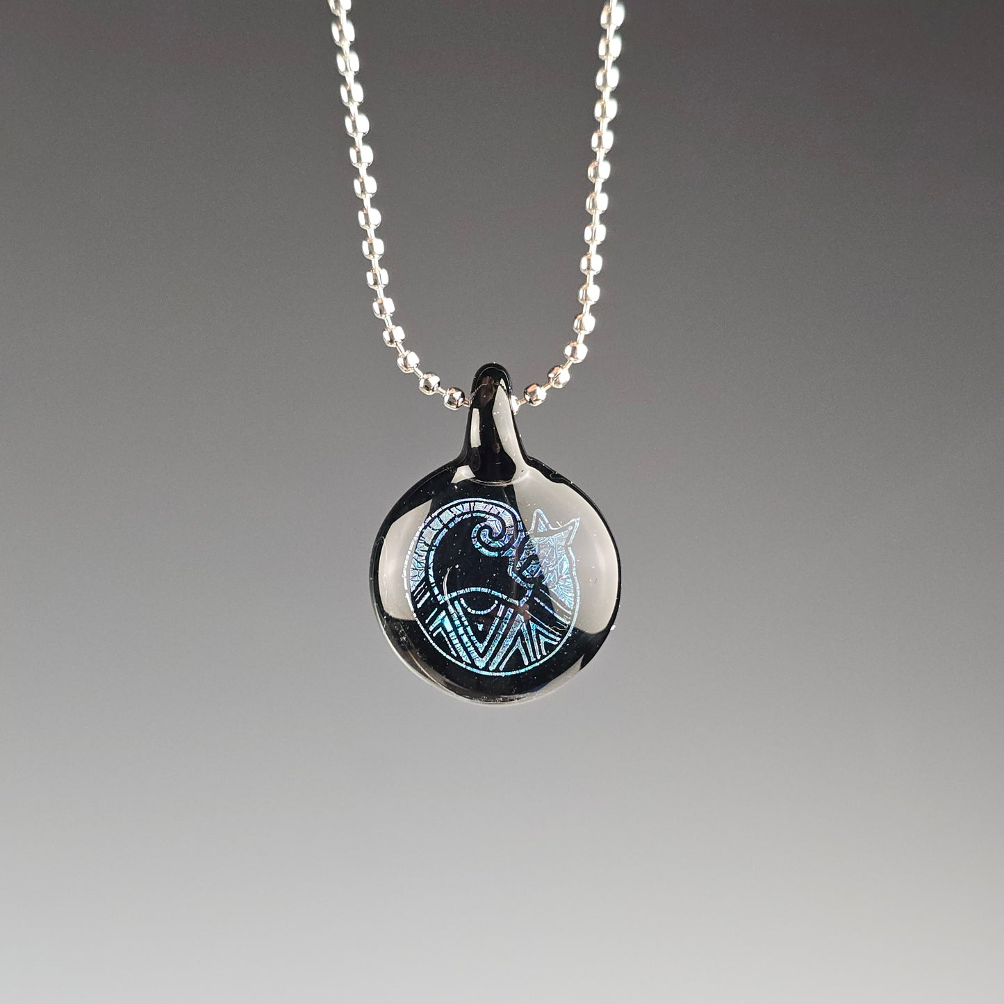 Mini Blue Dichro Aztec: Galaxy Black