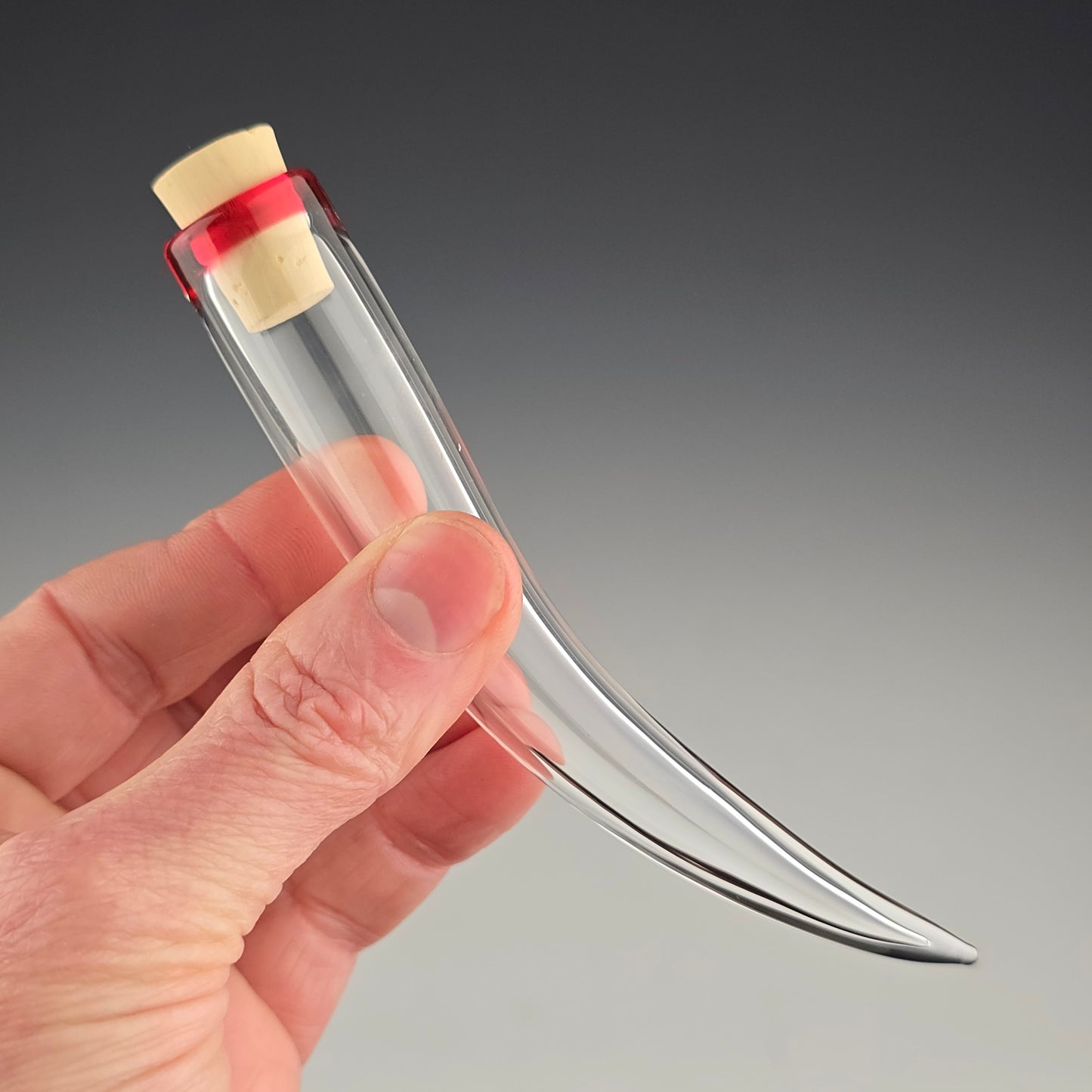 Gold Ruby Whisker Keeper: 4"